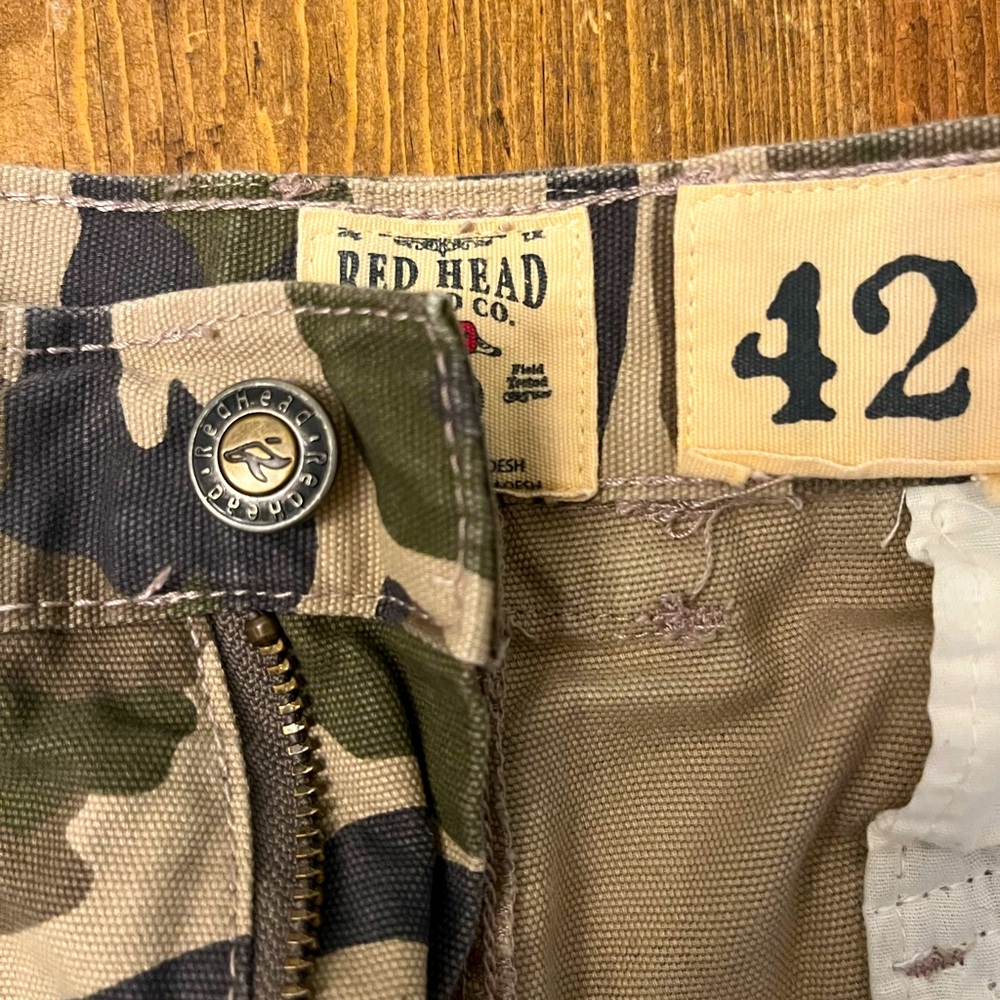 Red Head Brand Co Camo Cargo Shorts Men’s Size 42 Hunting Outdoor Utility - Picture 4 of 4